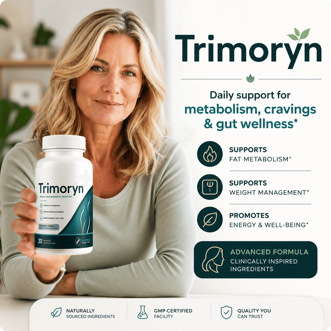 Trimoryn Natural Weight Management Supplement